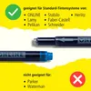 ONLINE® 17307/12 Tintenpatronen für Füller rot 5 St. Anteprima dell’immagine prodotto 4