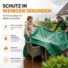 TK Gruppe Timo Klingler 4x5 m plachta zelená, ako ochranná Náhľad obrázku produktu 2