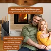 BLACK OAK Kaminbesteck VAIL 4-teilig schwarz Holzgriff Produktbild-Vorschau 5