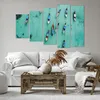 Bild auf Leinwand - Leinwandbild - 5 Teile - Boote mit Luft Produktbild-Vorschau 6