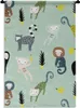 MuchoWow® Wandteppich Wandbehang Affe - Banane - Grün Produktbild-Vorschau 1