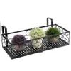 Iron Balcony Hanging Flower Rack Pot Stand Plant Storage Produktbild-Vorschau 8