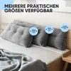 Björn&Schiller Rückenkissen grau 140 cm - Lesekissen für Produktbild-Vorschau 9