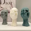 Halloween Schädel Kerzenform DIY Deko Handwerk Produktbild-Vorschau 8