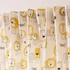 Vorhang Kinderzimmer Smok-Schlaufe Löwen ecru gelb 245cm Produktbild-Vorschau 3