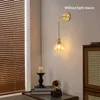 Kinkiet ścienny w stylu vintage, lampa ścienna w kwiaty, Podgląd zdjęcia produktu 4