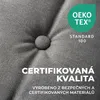 Pillows24 Polštář pro venkovní židle -120x50x8 cm / Tmavě Náhled obrázku produktu 7