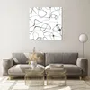 Bilder auf glas - Einteilig - Linie nichts Muster - 70x70cm Produktbild-Vorschau 7