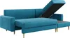 Ecksofa - L-form mit Schlaffunktion und Bettkasten - LANG - Produktbild-Vorschau 4