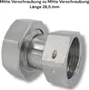 Doppelverschraubung Anschlussverschraubung Zapfhahn Produktbild-Vorschau 4