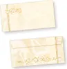 Briefpapier Hochzeit creme (100 Sets inkl. Kuverts) Produktbild-Vorschau 4