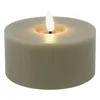 Countryfield Teelicht beige-braun XXL Außen Timer 3D-Flamme Produktbild-Vorschau 1