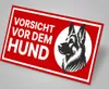 Warnung vor dem Hund Hinweisschild 30x15 cm wetterfest Produktbild-Vorschau 5
