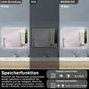 Badspiegel mit LED-Hinterleuchtung 100x60cm Kaltweiß Produktbild-Vorschau 3