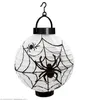Halloween Deko Laterne "Spinnennetz" mit LED | 20 cm Produktbild-Vorschau 1