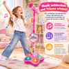 Mikrofon Karaoke mit Ständer, Mikrofonständer für Kinder, Produktbild-Vorschau 2