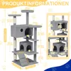ROSEJANE, škrabadlo pre mačky, 130 cm, s sisalovými Náhľad obrázku produktu 2