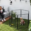 Výběh pro štěňata PawHut 100 cm vysoký, 6-TLG. Ohrádka pro Náhled obrázku produktu 2