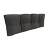 A dark gray tufted cushion is shown against a white background. Anteprima dell’immagine prodotto