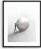 Gerahmtes Poster - Schwarzer Rahmen - Sisyphus Arbeit Produktbild-Vorschau 1