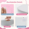 COSTWAY Tavolo per bambini con 4 sedie, set da pranzo in Anteprima dell’immagine prodotto 7