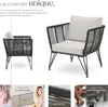 Lot de fauteuils de jardin en résine tressée SUNDO - Lot de Voir les images du produit 3
