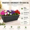 BigDean 3x Blumenkasten mit abnehmbarem Untersetzer - Produktbild-Vorschau 2