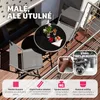 TecTake 403588, Šedá, 2 sedadlo/sedadel, Dospělí a děti, Náhled obrázku produktu 4