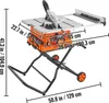 VEVOR Tischkreissäge 1800W, Tischsäge Ø254mm 4800U/min, Produktbild-Vorschau 9