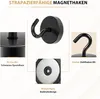Neosmuk Magnethaken schwarz 47kg Extrastarker Magnet für Produktbild-Vorschau 5