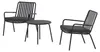 Venture Home Lounge-Set Mykonos Schwarz Produktbild-Vorschau 4