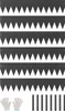 VEVOR obruba trávnika sada 6 ks 1016 x 203 x 1,5 mm Kovová Náhľad obrázku produktu 1