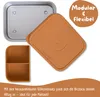 Brotdose Kinder Edelstahl mit Einsatz, BPA frei, Lunchbox, Produktbild-Vorschau 3