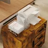 Tavolino in legno stile loft color caffè, allungabile, con Anteprima dell’immagine prodotto 5