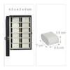 relaxdays 10027256_0 relaxdays Uhrenbox schwarz 31,0 x 20,0 Náhled obrázku produktu 5