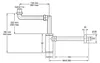 Bonomini KING Waschtisch-Siphon, Platzsparend, 5/4"-32, ABS Produktbild-Vorschau 3
