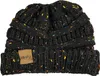 Strick Winter Beanie - Pferdeschwanz Mütze - mit Zopf Loch Produktbild-Vorschau 1