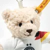 Steiff Teddybär Mila DFB Anhänger 12 cm beige Fußball Produktbild-Vorschau 3