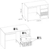 Jugendzimmer Komplett Set RISBY-129 mit Schreibtisch und Produktbild-Vorschau 16