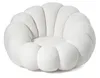 MENZZO Fauteuil design coquillage Arielina Tissu bouclette Voir les images du produit 1
