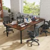 COSTWAY Conferentietafel 240x120 cm, vergadertafel voor Productafbeelding-voorbeeld 2