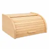 Brotkasten Holz Natur Groß 38x28x18 cm – Traditioneller Produktbild-Vorschau 1