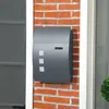 HOMCOM brievenbussen, postbussen met deksel, slot en Productafbeelding-voorbeeld 2
