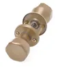 Aqbau® Türknopf Gold Drehbar auf Rundrosette | Knopfdrücker Produktbild-Vorschau 7