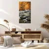 Bild auf Leinwand - Leinwandbild - Stream Herbst Forrest Produktbild-Vorschau 7