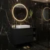 RODAN | Szafka pod Umywalkę - Czarna - 80 cm - Z Blatem - 2 Podgląd zdjęcia produktu 2