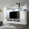 CALICOSY - Ensemble TV complet façades blanc brillant - Voir les images du produit 2