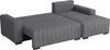 A gray sectional sofa is shown from a slightly elevated side angle. Náhled obrázku produktu
