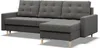 Ecksofa mit Schlaffunktion, Sdchlafcouch Ausziehbar ELMA, Produktbild-Vorschau 4