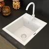 Überlauf Rechteckig Rund Weiss Siphon-Set Für Spülbecken Produktbild-Vorschau 5